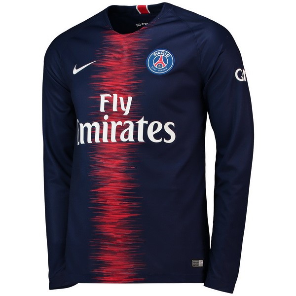 Camiseta Paris Saint Germain 1ª ML 2018/19 Azul